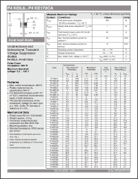 Click here to download P4KE130 Datasheet