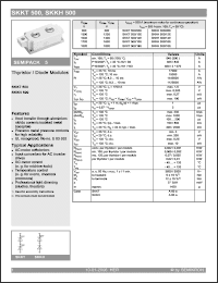 Click here to download SKKT500/08E Datasheet