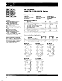 Click here to download SP74HC266J Datasheet