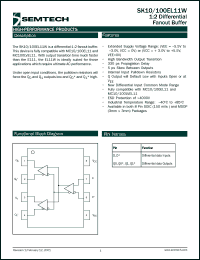 Click here to download SK100EL11WU Datasheet