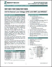 Click here to download SX1503I089TRT Datasheet