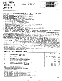 Click here to download HCF40161BM Datasheet