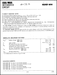 Click here to download HCF4078BM Datasheet