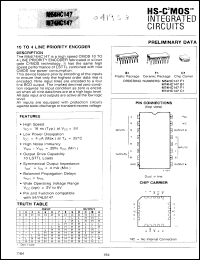 Click here to download M74HC147B1 Datasheet