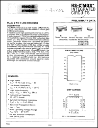 Click here to download M54HC155F1 Datasheet