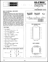 Click here to download M74HC4028F1 Datasheet