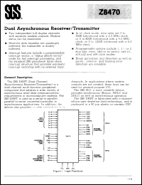 Click here to download Z8470BF1 Datasheet