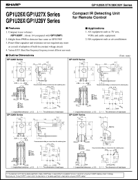 Click here to download GP1U282X Datasheet