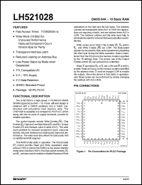 Click here to download LH521028U-25 Datasheet