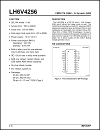 Click here to download LH6V4256K-10 Datasheet