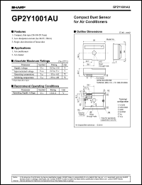 Click here to download GP2Y1001AU Datasheet