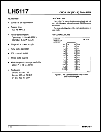 Click here to download LH5117H10 Datasheet