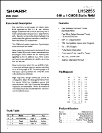 Click here to download LH52255-45 Datasheet