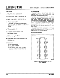 Click here to download LH5P8128-80L Datasheet