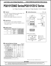 Click here to download PQ015YZ5MZP Datasheet