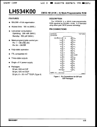 Click here to download LH534K00D15 Datasheet