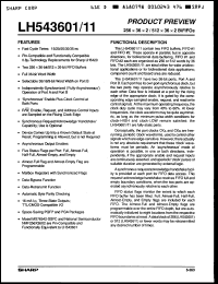 Click here to download LH543601Y35 Datasheet