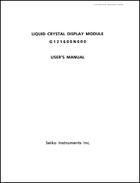 Click here to download G121600N000 Datasheet