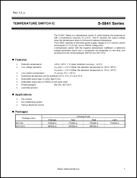 Click here to download S-5841A70A-I6T1G Datasheet