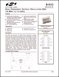 Click here to download SI533EA00100DG Datasheet