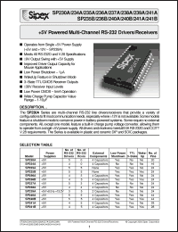 Click here to download SP235BCP Datasheet