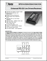 Click here to download SP231AET Datasheet