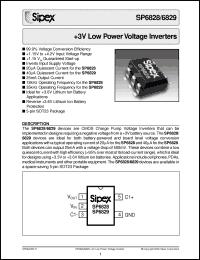 Click here to download SP6829EK Datasheet