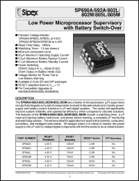 Click here to download SP802LEP Datasheet