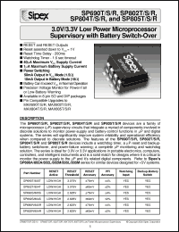 Click here to download SP805TCP Datasheet