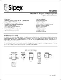 Click here to download SPX1521R-3.3 Datasheet