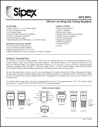 Click here to download SPX2954AN-5.0 Datasheet