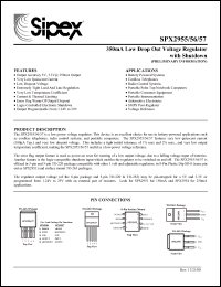 Click here to download SPX2957AU5 Datasheet