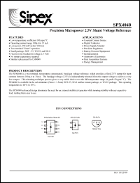 Click here to download SPX4040B2S-5.0 Datasheet