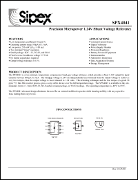Click here to download SPX4041BS-3 Datasheet