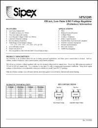 Click here to download SPX5205M5-2.5 Datasheet