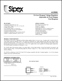 Click here to download AS2850U-5.0 Datasheet