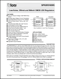 Click here to download SP6205ER-2.5 Datasheet