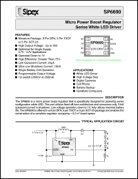 Click here to download SP6690EK Datasheet