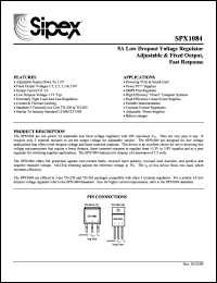 Click here to download SPX1084 Datasheet