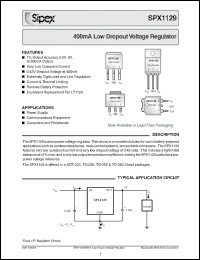 Click here to download SPX1129 Datasheet