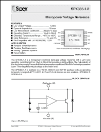 Click here to download SPX385AN-1.2/TR Datasheet