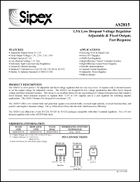 Click here to download AS2815YT-X Datasheet