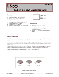 Click here to download SP1084V-L-5-0 Datasheet