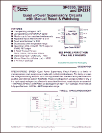 Click here to download SP6332 Datasheet
