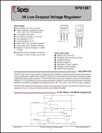 Click here to download SPX1587AT-1-5 Datasheet