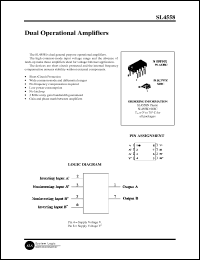 Click here to download SL4558D Datasheet