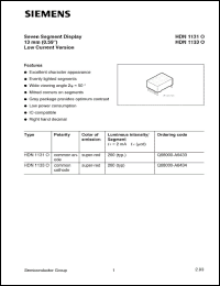 Click here to download HDN1131O Datasheet