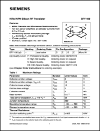 Click here to download BFY180P Datasheet