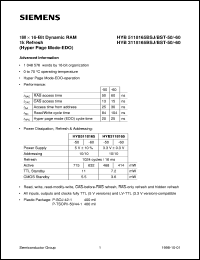 Click here to download HYB5118165BST-60 Datasheet