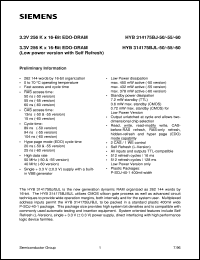 Click here to download HYB314175BJ-50 Datasheet